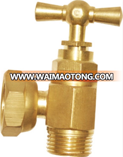 Male Thread Brass Angle Check Valve with Socket Connector