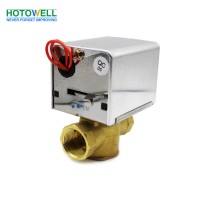 2 Way Electric Motorized Actuator Brass Mixing Gate Valve