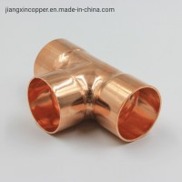 Copper Tee for Welding Refrigeration Pipe Equal Fittings